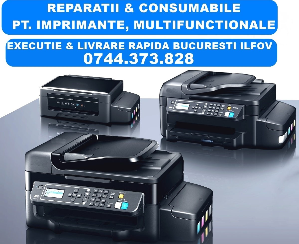 Service imprimante si consumabile cu livrare rapida in Bucuresti si Ilfov.